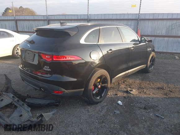 2017 Jaguar F-Pace 35t Prestige with VIN SADCK2BV9HA890245, listed as a IAAI auction lot 41490972 with 135,024 mi miles and . Bid and sale history available at DreamBid. Image 4.