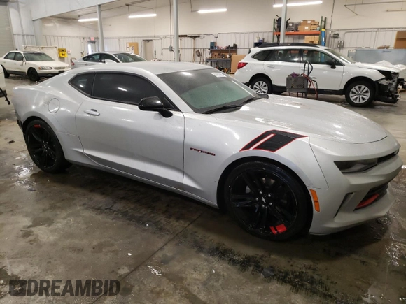 2018 Chevrolet Camaro 1LT with VIN 1G1FB1RS0J0100320, listed as a Copart auction lot 37662363 with 57,237 mi miles. Bid and sale history available at carsss.com. Image 4.