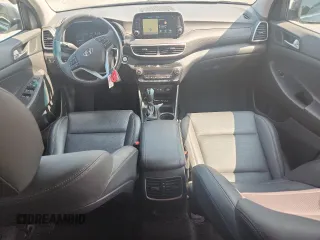2021 Hyundai Tucson Ultimate with VIN KM8J33AL9MU343048, listed as a Copart auction lot 57421225 with 43,322 mi miles and Salvage title. Bid and sale history available at DreamBid. Image 8.