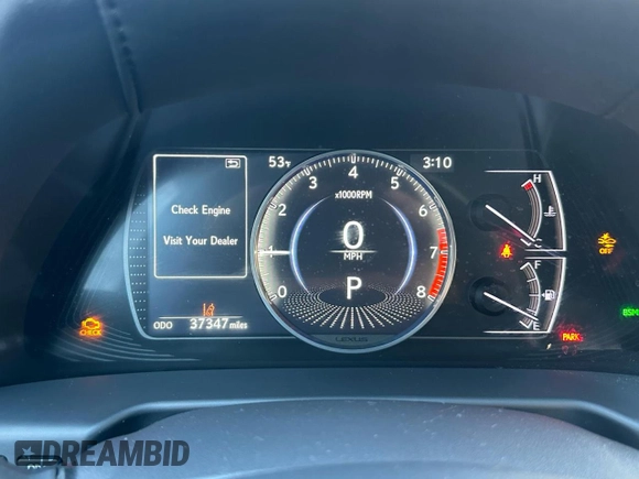 2019 Lexus ES 350 with VIN JTHBZ1B16K2003291, listed as a Copart auction lot 51746915 with 37,347 mi miles and Clean Title. Bid and sale history available at DreamBid. Image 10.