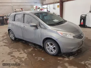 2015 Nissan Versa Note S with VIN 3N1CE2CP6FL359760, listed as a IAAI auction lot 41607119 with 179,774 mi miles. Bid and sale history available at carsss.com. Image 1.
