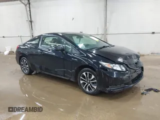 2013 Honda Civic Cpe EX with VIN 2HGFG3B82DH525350, listed as a IAAI auction lot 42129940 with 217,611 mi miles. Bid and sale history available at carsss.com. Image 1.