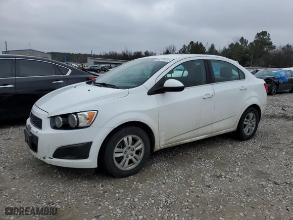 2016 Chevrolet Sonic LT with VIN 1G1JC5SH4G4159613, listed as a Copart auction lot 44979615 with 141,318 mi miles and Salvage Title. Bid and sale history available at carsss.com. Image 1.
