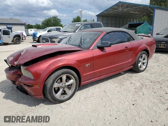 2007 Ford Mustang GT Deluxe with VIN 1ZVHT85H275226221, listed as a Copart auction lot 53680395 with Not provided miles and Salvage title. Bid and sale history available at DreamBid. Image 1.