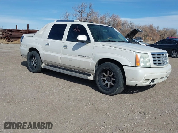 2004 Cadillac Escalade EXT z VIN 3GYEK62N94G191201, wystawiony jako IAAI lot #41747841 z przebiegiem 229 057 mil mil oraz . Historia ofert i sprzedaży dostępna na DreamBid. Obrazek 1.
