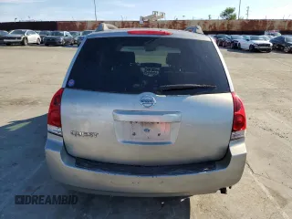 2006 Nissan Quest S Special Edition with VIN 5N1BV28U86N109116, listed as a Copart auction lot 87020784 with 0 mi miles and Salvage Title. Bid and sale history available at carsss.com. Image 6.