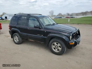 2002 Jeep Liberty Limited with VIN 1J4GL58K12W185761, listed as a Copart auction lot 53367965 with 163,561 mi miles and Salvage Title. Bid and sale history available at carsss.com. Image 4.