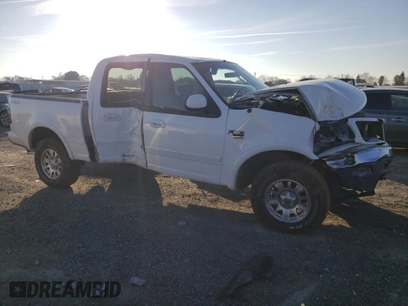 2003 Ford F-150 XLT with VIN 1FTRW08693KC51672, listed as a Copart auction lot 41368805 with 150,614 mi miles and Salvage Title. Bid and sale history available at carsss.com. Image 4.