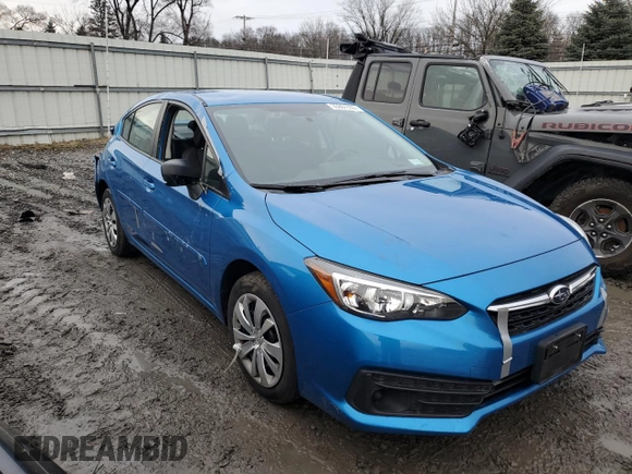2021 Subaru Impreza with VIN 4S3GKAB61M3606184, listed as a Copart auction lot 35901933 with 21,006 mi miles. Bid and sale history available at carsss.com. Image 4.