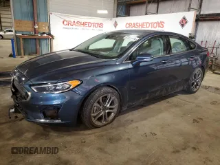 2019 Ford Fusion SEL with VIN 3FA6P0CD2KR222892, listed as a Copart auction lot 51310505 with 60,062 mi miles and Salvage Title. Bid and sale history available at carsss.com. Image 1.