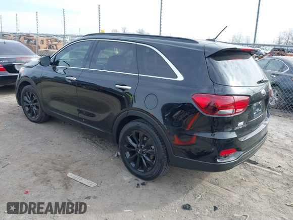 2019 Kia Sorento LX with VIN 5XYPG4A52KG607851, listed as a IAAI auction lot 38852510 with 72,723 mi miles and . Bid and sale history available at DreamBid. Image 3.
