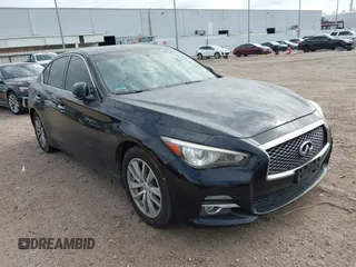 2017 Infiniti Q50 Premium with VIN JN1EV7AP7HM738414, listed as a IAAI auction lot 42666640 with 79,888 mi miles and . Bid and sale history available at DreamBid. Image 1.