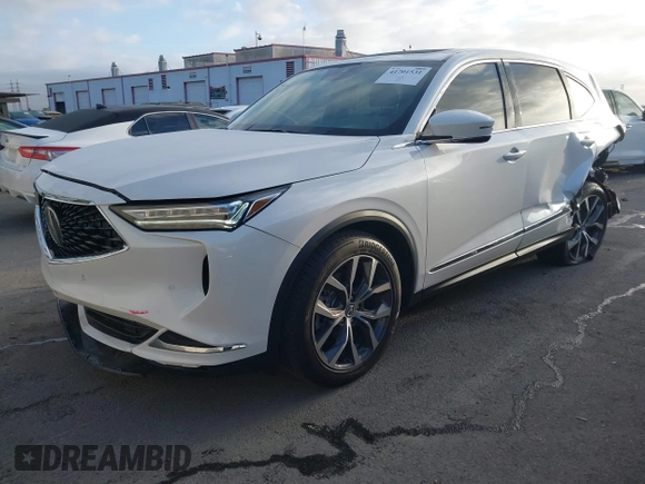 2024 Acura MDX Technology z VIN 5J8YD9H42RL007046, wystawiony jako IAAI lot #41701531 z przebiegiem 7 581 mil mil oraz . Historia ofert i sprzedaży dostępna na DreamBid. Obrazek 2.