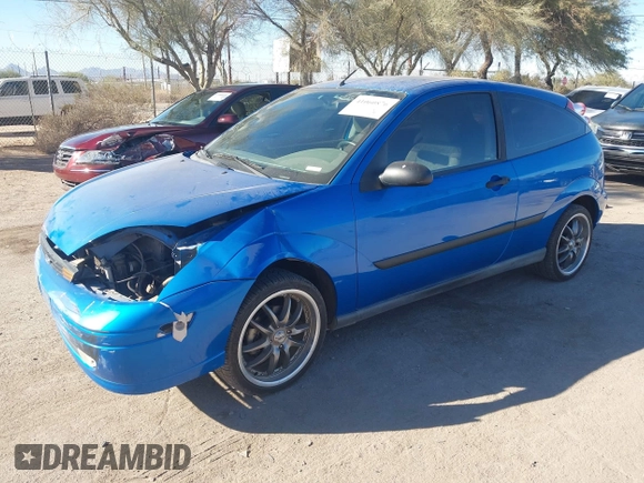 2002 Ford Focus ZX3 with VIN 3FAFP31322R191963, listed as a IAAI auction lot 41060876 with 81,916 mi miles and . Bid and sale history available at DreamBid. Image 2.