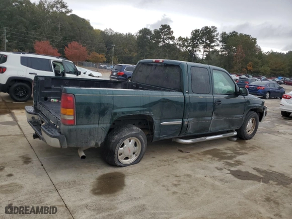 2002 GMC Sierra 1500 SLE with VIN 2GTEC19T221313512, listed as a Copart auction lot 78368434 with 167,095 mi miles and Salvage Title. Bid and sale history available at carsss.com. Image 3.