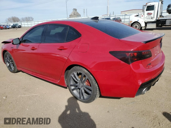 2019 Acura TLX w/A-Spec Pkg with VIN 19UUB3F62KA001108, listed as a Copart auction lot 48525965 with 42,451 mi miles and Salvage title. Bid and sale history available at DreamBid. Image 2.