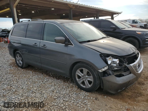 2010 Honda Odyssey Touring with VIN 5FNRL3H98AB005906, listed as a Copart auction lot 49037555 with 267,391 mi miles and Salvage Title. Bid and sale history available at carsss.com. Image 4.