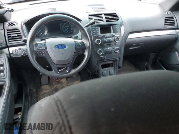 2016 Ford Utility Police Interceptor with VIN 1FM5K8AR6GGA52810, listed as a Copart auction lot 67097654 with 105,562 mi miles and Salvage Title. Bid and sale history available at carsss.com. Image 8.