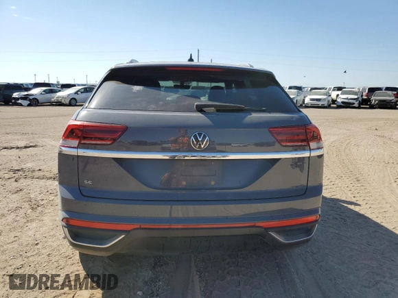 2022 Volkswagen Atlas SE with VIN 1V2JC2CA4NC222945, listed as a Copart auction lot 75046524 with 71,545 mi miles and Clean title. Bid and sale history available at DreamBid. Image 6.
