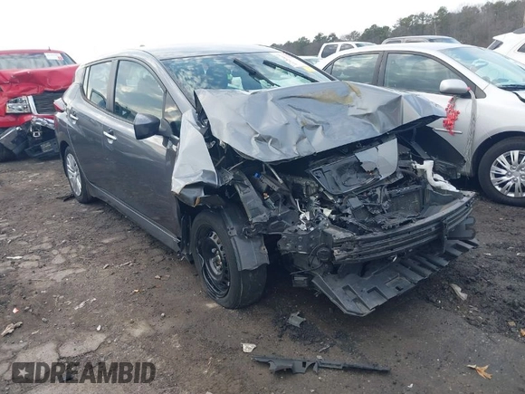 2022 Nissan LEAF S with VIN 1N4AZ1BV3NC554735, listed as a IAAI auction lot 41520034 with 32,171 mi miles and . Bid and sale history available at DreamBid. Image 1.