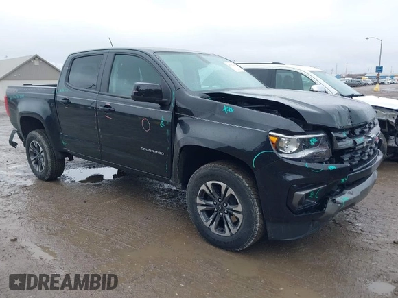 2021 Chevrolet Colorado 4WD Z71 with VIN 1GCGTDEN7M1282445, listed as a IAAI auction lot 41737419 with 27,187 mi miles and . Bid and sale history available at DreamBid. Image 1.