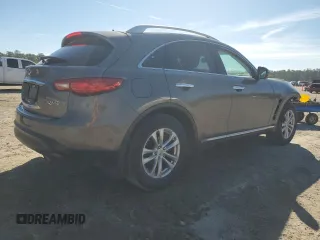 2015 Infiniti QX70 with VIN JN8CS1MU8FM380334, listed as a Copart auction lot 42929405 with 92,090 mi miles and Salvage title. Bid and sale history available at DreamBid. Image 3.