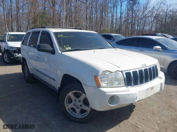 2007 Jeep Grand Cherokee Limited with VIN 1J8HR58267C523598, listed as a IAAI auction lot 41764331 with 152,841 mi miles. Bid and sale history available at carsss.com. Image 1.