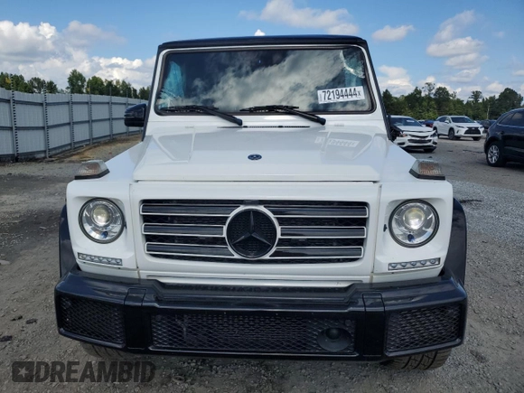 2018 Mercedes-Benz G with VIN WDCYC3KH0JX287504, listed as a Copart auction lot 72194444 with 62,059 mi miles and Salvage Title. Bid and sale history available at DreamBid. Image 5.