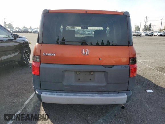 2004 Honda Element EX with VIN 5J6YH18624L015799, listed as a Copart auction lot 43416725 with 135,995 mi miles and Salvage Title. Bid and sale history available at DreamBid. Image 6.