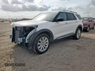 2022 Ford Explorer Limited with VIN 1FMSK8FHXNGB89846, listed as a Copart auction lot 57309495 with 34,682 mi miles and Salvage title. Bid and sale history available at DreamBid. Image 1.