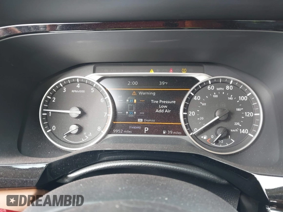 2023 Nissan Pathfinder Platinum with VIN 5N1DR3DG6PC257054, listed as a IAAI auction lot 41565552 with 9,952 mi miles and . Bid and sale history available at DreamBid. Image 7.