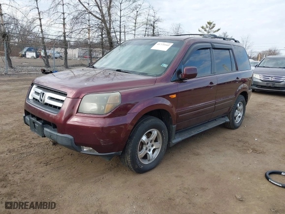 2007 Honda Pilot EX-L with VIN 2HKYF18797H518842, listed as a IAAI auction lot 41775343 with 182,312 mi miles. Bid and sale history available at carsss.com. Image 17.