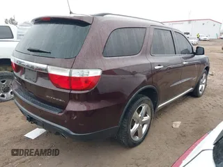 2012 Dodge Durango Citadel with VIN 1C4RDHEGXCC257282, listed as a IAAI auction lot 41043994 with 235,417 mi miles and . Bid and sale history available at DreamBid. Image 4.