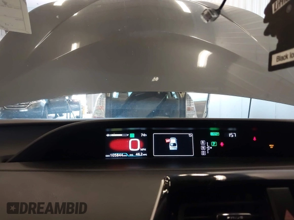 2016 Toyota Prius Two with VIN JTDKBRFU1G3512022, listed as a IAAI auction lot 41895173 with 105,844 mi miles. Bid and sale history available at carsss.com. Image 7.