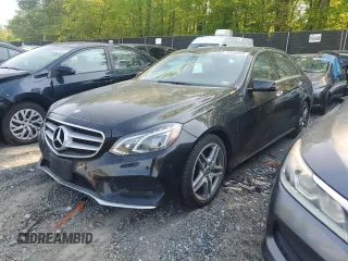 2014 Mercedes-Benz E 550 Sport with VIN WDDHF9BB3EB005375, listed as a Copart auction lot 53358995 with 144,503 mi miles and Salvage Title. Bid and sale history available at DreamBid. Image 1.