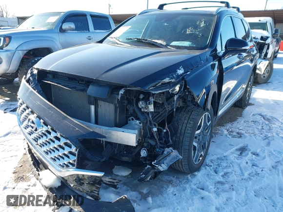 2022 Hyundai Santa Fe Limited with VIN 5NMS4DAL3NH465165, listed as a IAAI auction lot 41362783 with 31,841 mi miles. Bid and sale history available at carsss.com. Image 6.