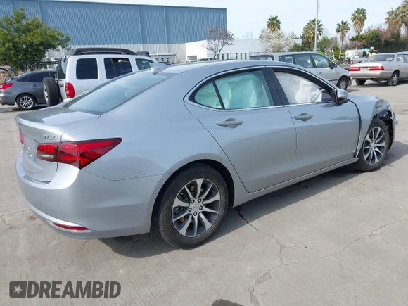 2017 Acura TLX w/Technology Pkg with VIN 19UUB1F55HA003584, listed as a IAAI auction lot 41812536 with 23,192 mi miles. Bid and sale history available at carsss.com. Image 4.
