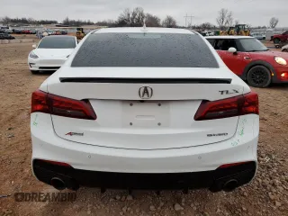 2020 Acura TLX w/A-Spec Pkg with VIN 19UUB3F63LA002527, listed as a Copart auction lot 44387685 with Not provided miles and Salvage title. Bid and sale history available at DreamBid. Image 6.
