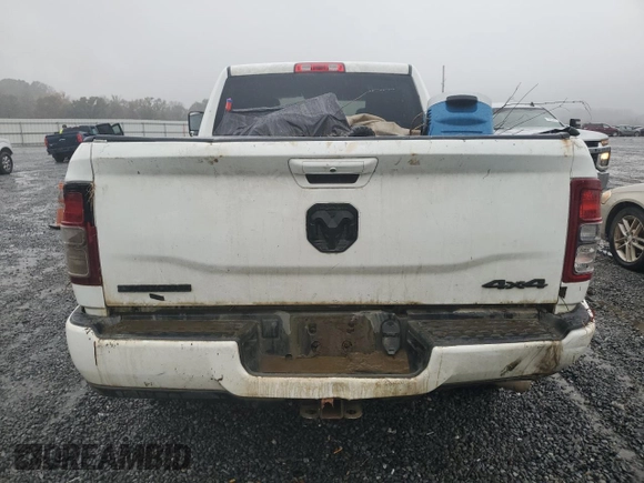 2022 Ram 2500 Big Horn with VIN 3C6UR5DL7NG262827, listed as a Copart auction lot 78808224 with 0 mi miles and Salvage Title. Bid and sale history available at carsss.com. Image 6.