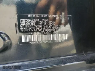 2013 Subaru Impreza Sedan WRX WRX with VIN JF1GV7E6XDG017901, listed as a Copart auction lot 72575034 with 113,071 mi miles and Clean Title. Bid and sale history available at carsss.com. Image 12.
