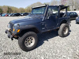 2002 Jeep Wrangler Sport with VIN 1J4FA49S92P715480, listed as a Copart auction lot 55157545 with 153,560 mi miles and Clean Title. Bid and sale history available at carsss.com. Image 1.