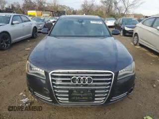 2013 Audi A8 L 4.0L with VIN WAUR2AFD9DN034039, listed as a Copart auction lot 77775634 with 191,803 mi miles and Salvage Title. Bid and sale history available at carsss.com. Image 5.