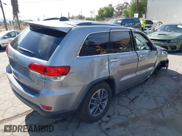 2020 Jeep Grand Cherokee Limited with VIN 1C4RJEBG2LC202014, listed as a IAAI auction lot 40654091 with 77,260 mi miles. Bid and sale history available at carsss.com. Image 4.