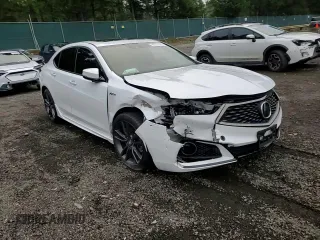 2020 Acura TLX w/A-Spec Pkg with VIN 19UUB3F61LA002834, listed as a Copart auction lot 88505845 with 66,285 mi miles and Salvage Title. Bid and sale history available at carsss.com. Image 10.
