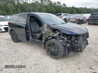2021 Chevrolet Equinox LT with VIN 3GNAXKEV9ML365003, listed as a Copart auction lot 53202775 with 88,747 mi miles and Salvage title. Bid and sale history available at DreamBid. Image 4.