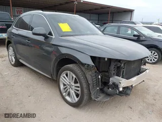 2018 Audi Q5 Premium Plus with VIN WA1BNAFY9J2212313, listed as a IAAI auction lot 41175948 with 69,898 mi miles. Bid and sale history available at carsss.com. Image 1.