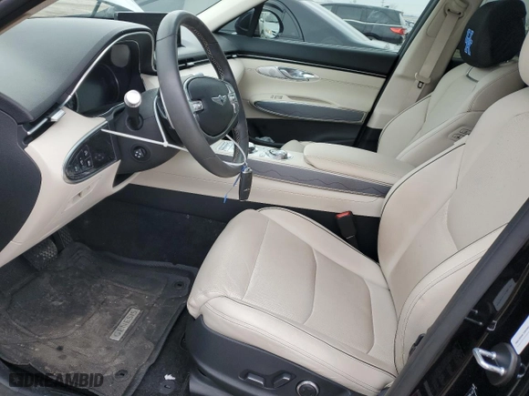2024 Genesis GV70 2.5T with VIN 5NMMADTB0RH009796, listed as a Copart auction lot 45369775 with 22,061 mi miles and Salvage Title. Bid and sale history available at carsss.com. Image 7.
