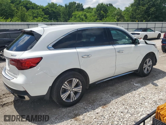 2020 Acura MDX z VIN 5J8YD4H3XLL029314, wystawiony jako Copart lot #58384655 z przebiegiem 59 365 mil mil oraz Szkoda całkowita • Salvage title. Historia ofert i sprzedaży dostępna na DreamBid. Obrazek 3.