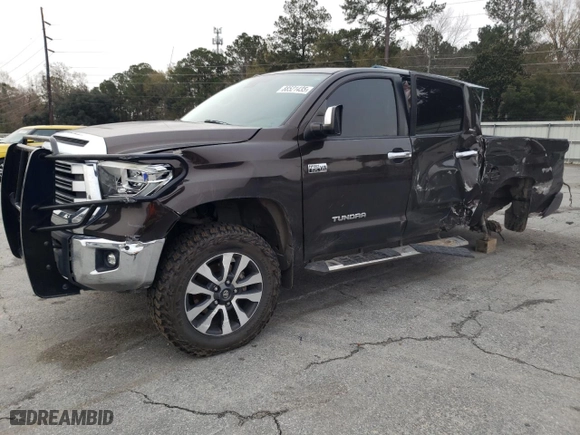 2018 Toyota Tundra 4WD SR5 with VIN 5TFHW5F1XJX731526, listed as a Copart auction lot 88521435 with 81,348 mi miles and Salvage Title. Bid and sale history available at carsss.com. Image 1.