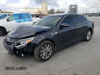 2018 Kia Optima S with VIN 5XXGT4L3XJG239610, listed as a Copart auction lot 44654245 with 117,806 mi miles and Salvage Title. Bid and sale history available at carsss.com. Image 1.